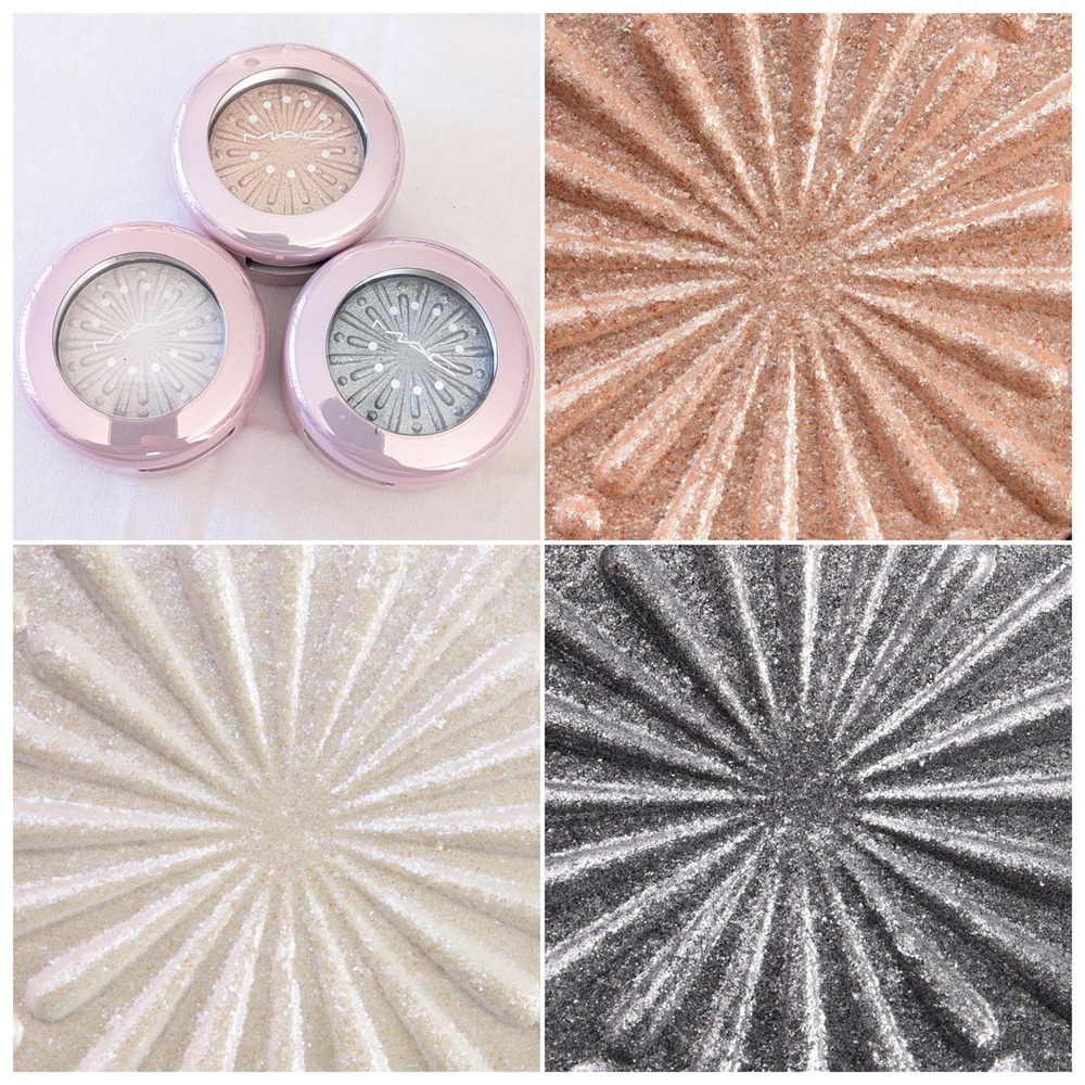 NEW Mac Frosted Firework Extra Dimension Foil Eye Shadow Set 3pc Lot